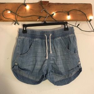 relaxed jean shorts (SUPER COMFY)